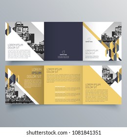 Brochure design, brochure template, creative tri-fold, trend brochure