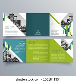 Brochure design, brochure template, creative tri-fold, trend brochure