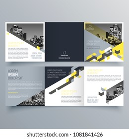 Brochure design, brochure template, creative tri-fold, trend brochure