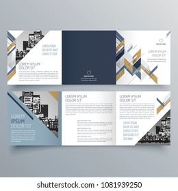 Brochure design, brochure template, creative tri-fold, trend brochure