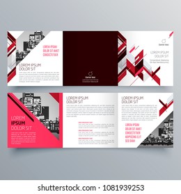 Brochure design, brochure template, creative tri-fold, trend brochure