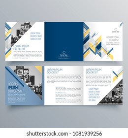 Brochure design, brochure template, creative tri-fold, trend brochure