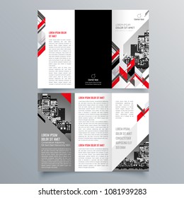 Brochure design, brochure template, creative tri-fold, trend brochure