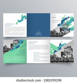 Brochure design, brochure template, creative tri-fold, trend brochure