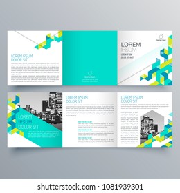 Brochure design, brochure template, creative tri-fold, trend brochure