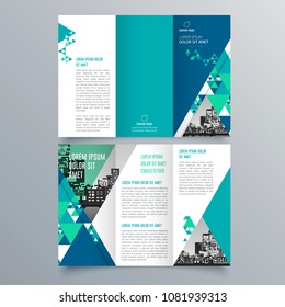 Brochure design, brochure template, creative tri-fold, trend brochure