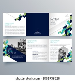 Brochure design, brochure template, creative tri-fold, trend brochure