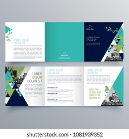 Brochure design, brochure template, creative tri-fold, trend brochure