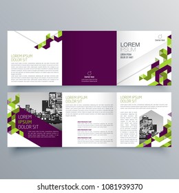Brochure design, brochure template, creative tri-fold, trend brochure