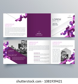 Brochure design, brochure template, creative tri-fold, trend brochure