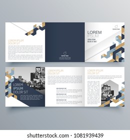 Brochure design, brochure template, creative tri-fold, trend brochure
