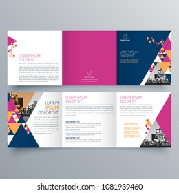 Brochure design, brochure template, creative tri-fold, trend brochure