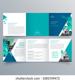 Brochure design, brochure template, creative tri-fold, trend brochure