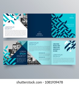 Brochure design, brochure template, creative tri-fold, trend brochure