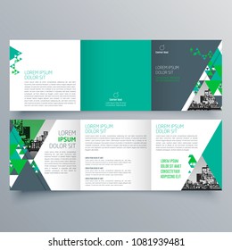 Brochure design, brochure template, creative tri-fold, trend brochure