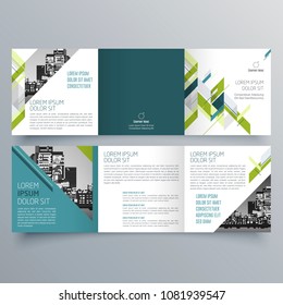 Brochure design, brochure template, creative tri-fold, trend brochure