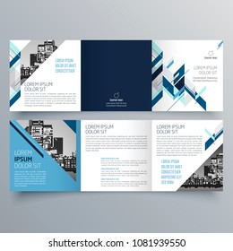 Brochure design, brochure template, creative tri-fold, trend brochure