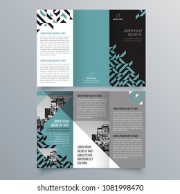 Brochure design, brochure template, creative tri-fold, trend brochure