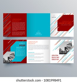 Brochure design, brochure template, creative tri-fold, trend brochure