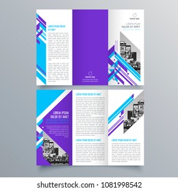 Brochure design, brochure template, creative tri-fold, trend brochure