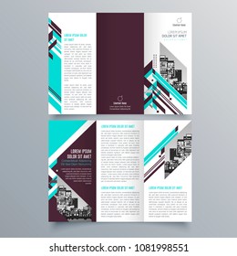 Brochure design, brochure template, creative tri-fold, trend brochure