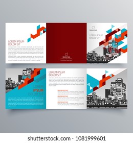 Brochure design, brochure template, creative tri-fold, trend brochure