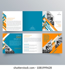 Brochure design, brochure template, creative tri-fold, trend brochure