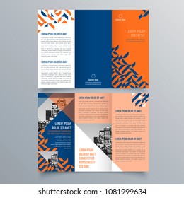 Brochure design, brochure template, creative tri-fold, trend brochure