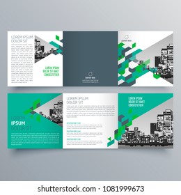 Brochure design, brochure template, creative tri-fold, trend brochure