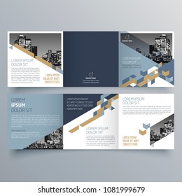 Brochure design, brochure template, creative tri-fold, trend brochure