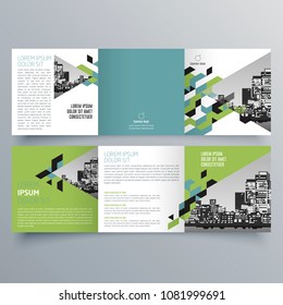 Brochure design, brochure template, creative tri-fold, trend brochure
