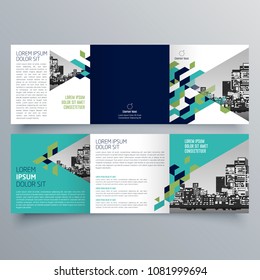 Brochure design, brochure template, creative tri-fold, trend brochure