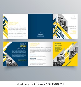 Brochure design, brochure template, creative tri-fold, trend brochure