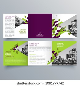Brochure design, brochure template, creative tri-fold, trend brochure