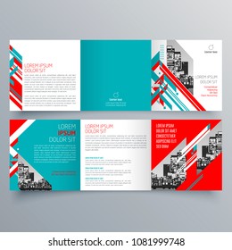 Brochure design, brochure template, creative tri-fold, trend brochure