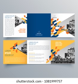 Brochure design, brochure template, creative tri-fold, trend brochure