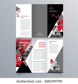 Brochure design, brochure template, creative tri-fold, trend brochure