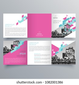 Brochure design, brochure template, creative tri-fold, trend brochure