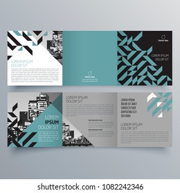 Brochure design, brochure template, creative tri-fold, trend brochure