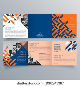 Brochure design, brochure template, creative tri-fold, trend brochure