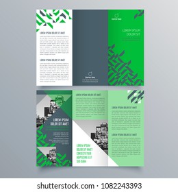 Brochure design, brochure template, creative tri-fold, trend brochure