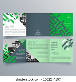 Brochure design, brochure template, creative tri-fold, trend brochure