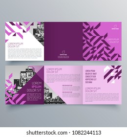 Brochure design, brochure template, creative tri-fold, trend brochure