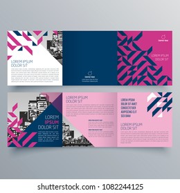 Brochure design, brochure template, creative tri-fold, trend brochure