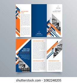 Brochure design, brochure template, creative tri-fold, trend brochure