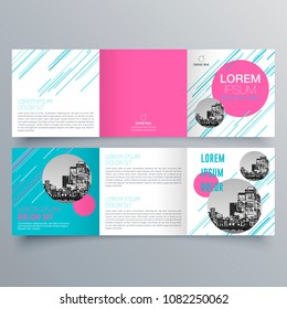 Brochure design, brochure template, creative tri-fold, trend brochure