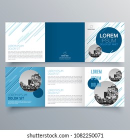 Brochure design, brochure template, creative tri-fold, trend brochure