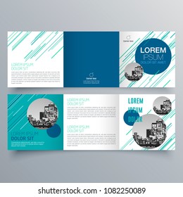 Brochure design, brochure template, creative tri-fold, trend brochure