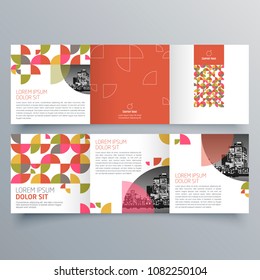 Brochure design, brochure template, creative tri-fold, trend brochure