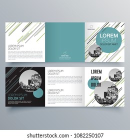 Brochure design, brochure template, creative tri-fold, trend brochure
